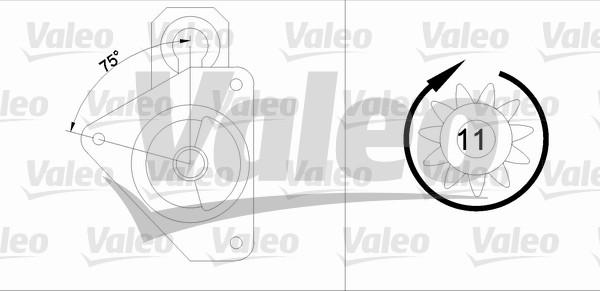 Valeo 458175 - Starter car-mod.net