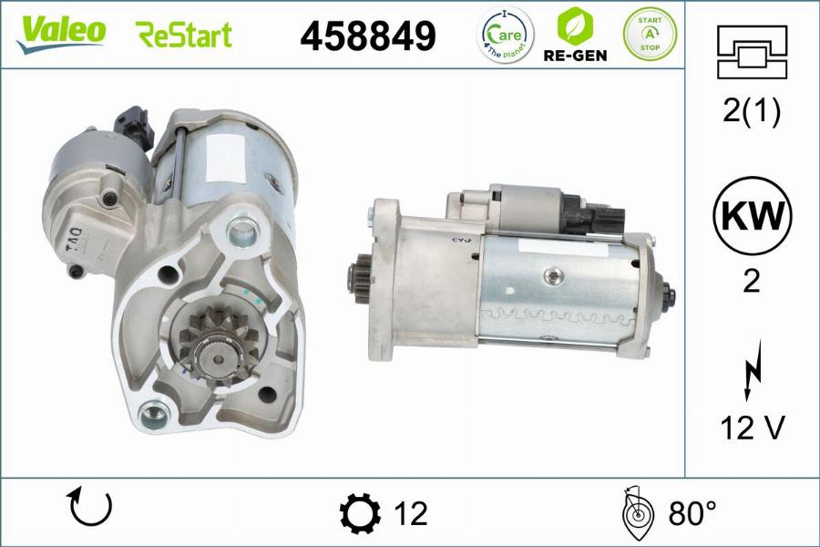 Valeo 458849 - Starter car-mod.net