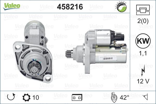 Valeo 458216 - Starter car-mod.net