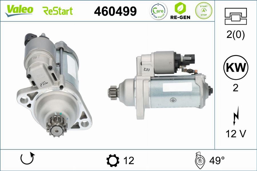 Valeo 460499 - Starter car-mod.net