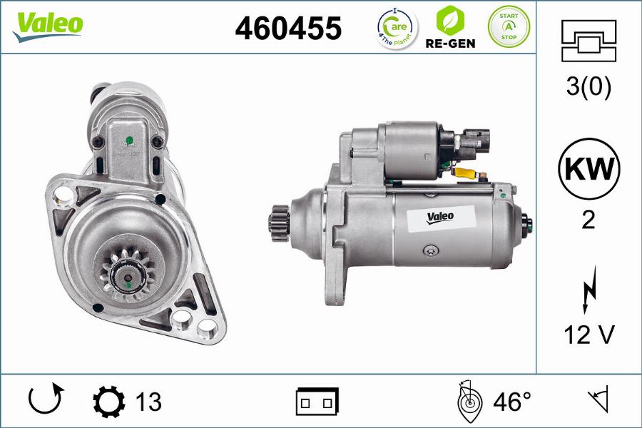 Valeo 460455 - Starter car-mod.net