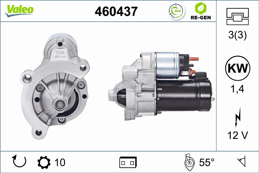 Valeo 460437 - Starter car-mod.net