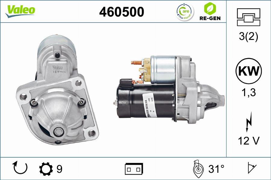 Valeo 460500 - Starter car-mod.net