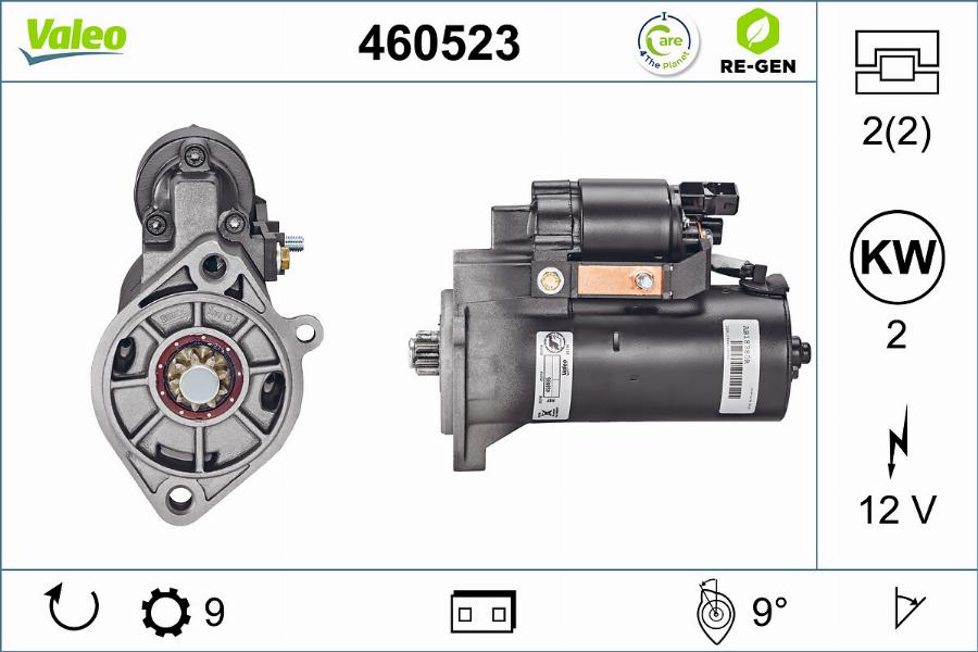 Valeo 460523 - Starter car-mod.net