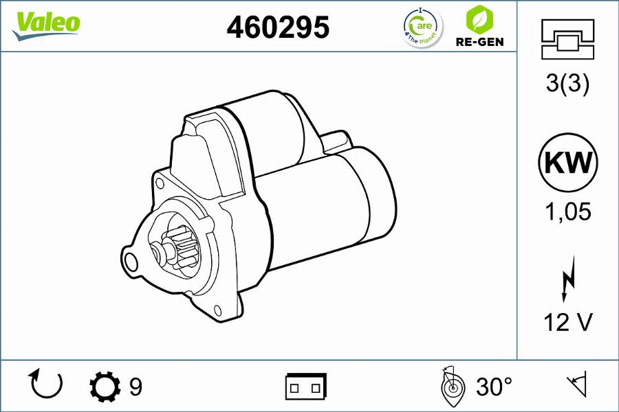 Valeo 460295 - Starter car-mod.net