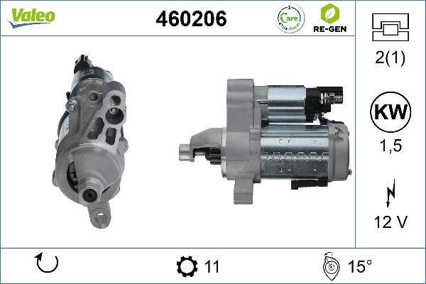 VALEO 460206 - Starter car-mod.net