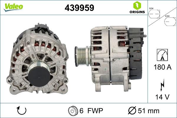VALEO 439959 - Alternator car-mod.net