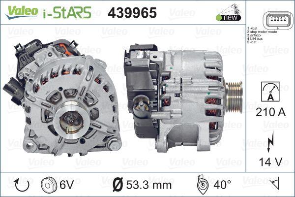Valeo 439965 - Alternator, starter car-mod.net