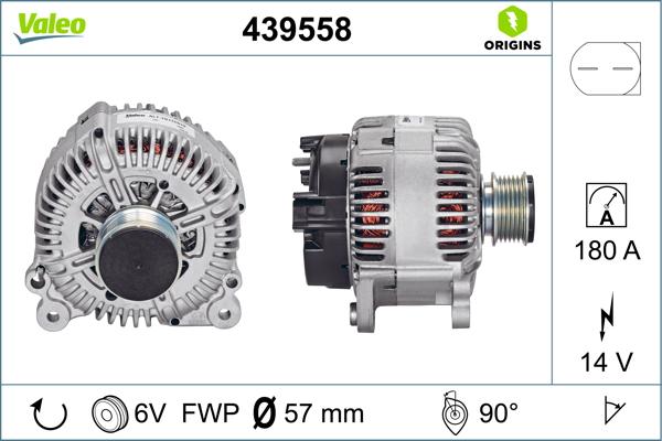 Valeo 439558 - Alternator car-mod.net