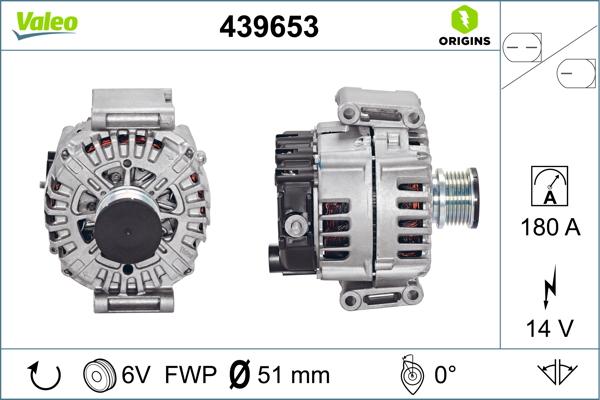 Valeo 439653 - Alternator car-mod.net