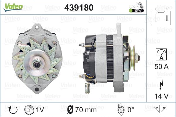 Valeo 439180 - Alternator car-mod.net