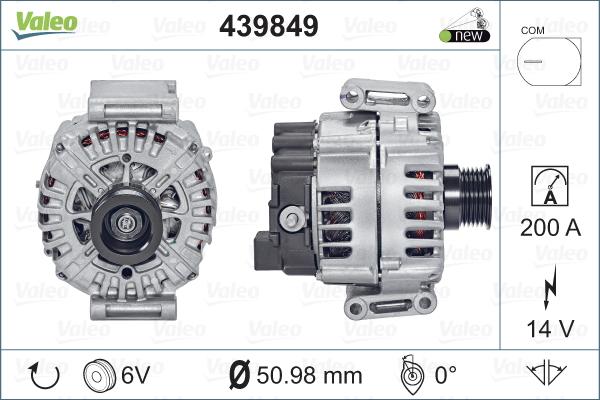 Valeo 439849 - Alternator car-mod.net