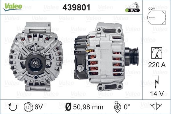 Valeo 439801 - Alternator car-mod.net