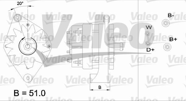 Valeo 436439 - Alternator car-mod.net
