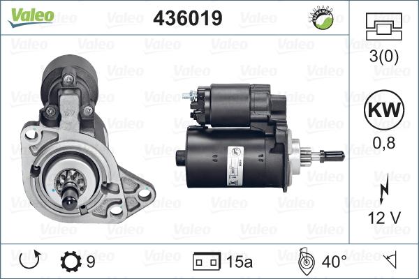 Valeo 436019 - Starter car-mod.net