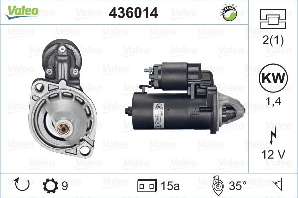 Valeo 436014 - Starter car-mod.net
