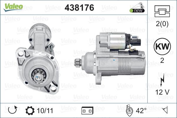 Valeo 438176 - Starter car-mod.net