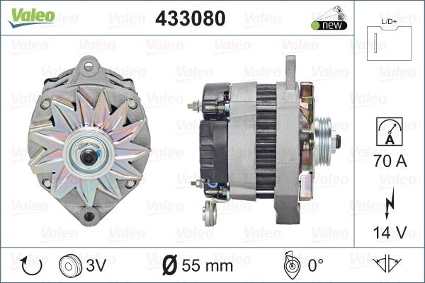 Valeo 433080 - Alternator car-mod.net