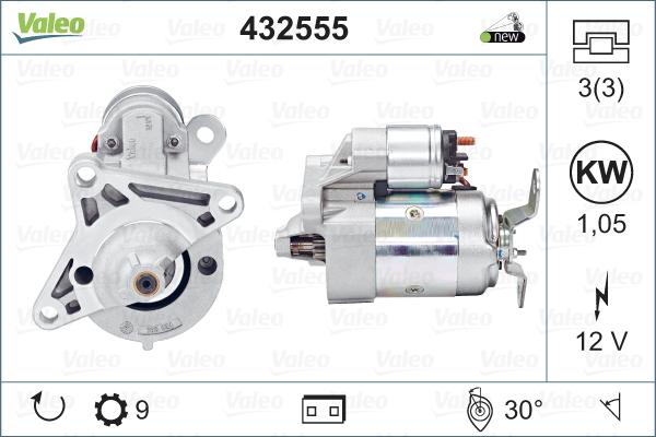 Valeo 432555 - Starter car-mod.net