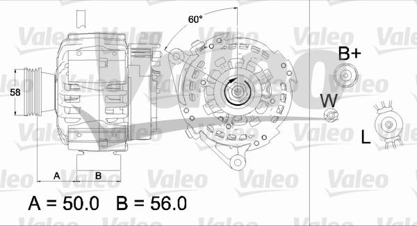 Valeo 437467 - Alternator car-mod.net