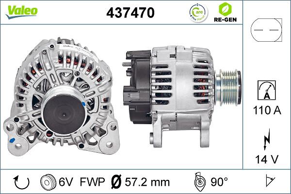 Valeo 437470 - Alternator car-mod.net