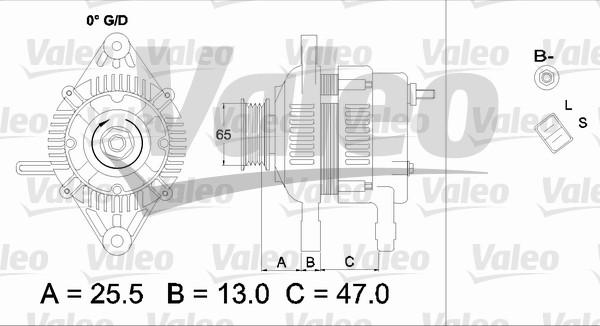 Valeo 437333 - Alternator car-mod.net
