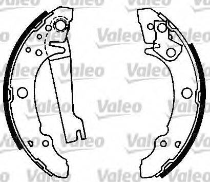 Valeo 553600 - Drum Brake Shoe Set car-mod.net