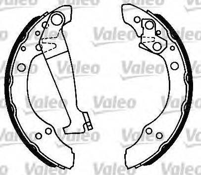 Valeo 553602 - Drum Brake Shoe Set car-mod.net