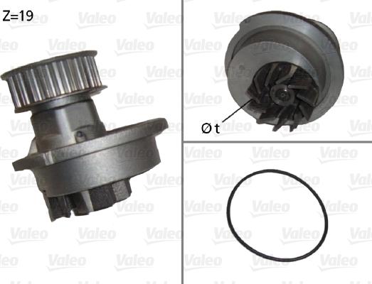 Valeo 506647 - Water Pump car-mod.net