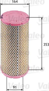 Valeo 585624 - Engine Air Filter car-mod.net