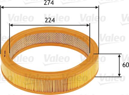 Valeo 585620 - Engine Air Filter car-mod.net