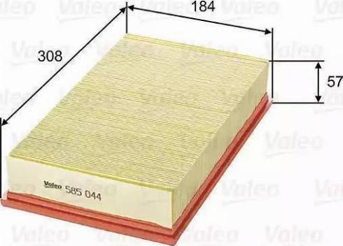 RIDER RD.1340WA6167 - Engine Air Filter car-mod.net