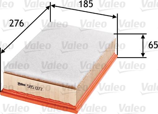 Valeo 585077 - Engine Air Filter car-mod.net