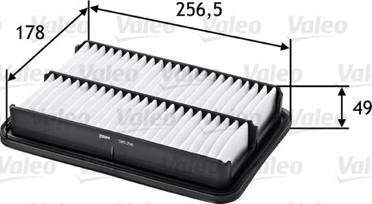 Valeo 585256 - Engine Air Filter car-mod.net