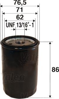 Valeo 586048 - Oil Filter car-mod.net
