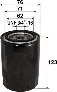 Valeo 586038 - Oil Filter car-mod.net