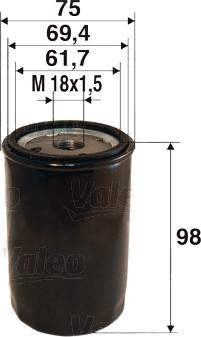 Valeo 586078 - Oil Filter car-mod.net