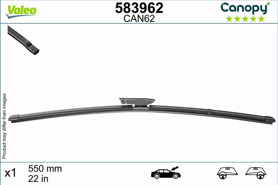 Valeo 583962 - Wiper Blade car-mod.net