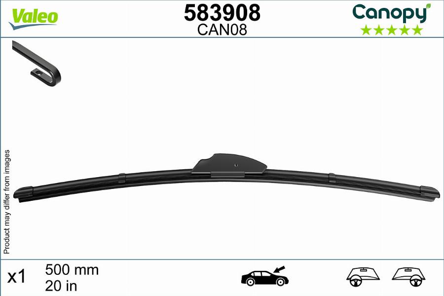 Valeo 583908 - Wiper Blade car-mod.net