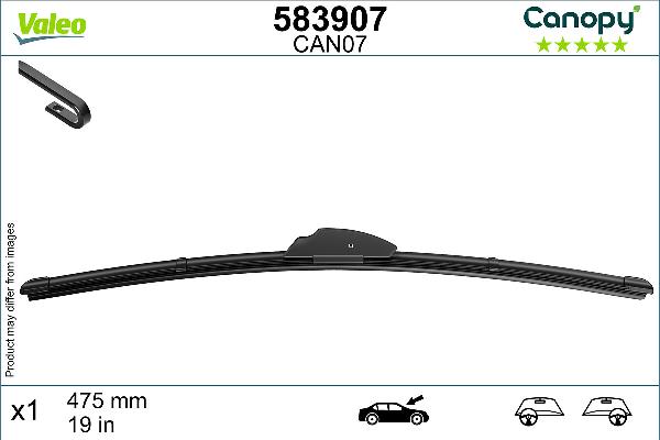 VALEO 583907 - Wiper Blade car-mod.net