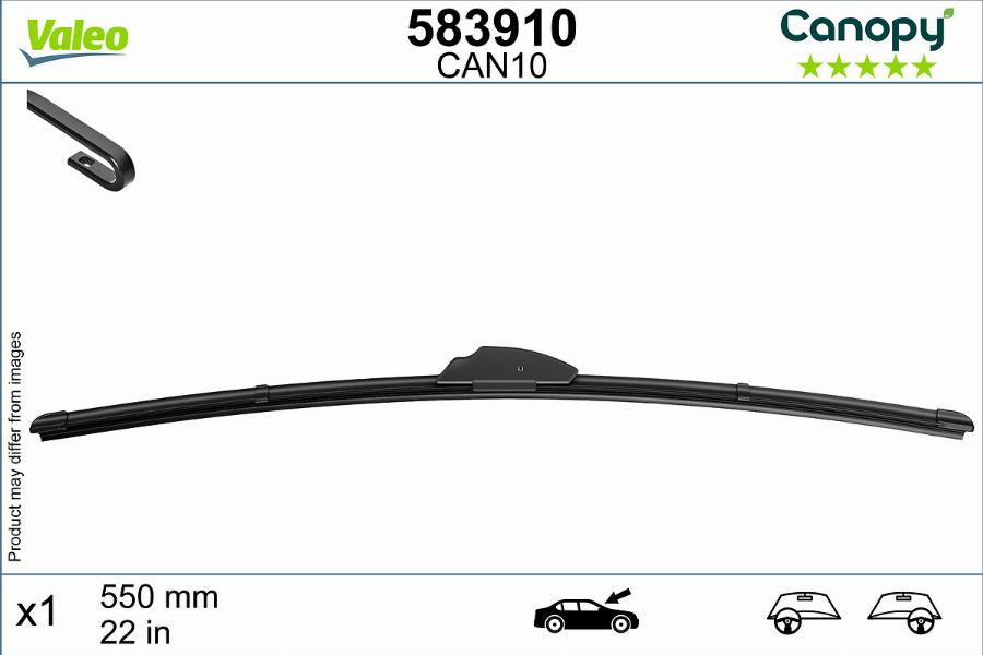 Valeo 583910 - Wiper Blade car-mod.net