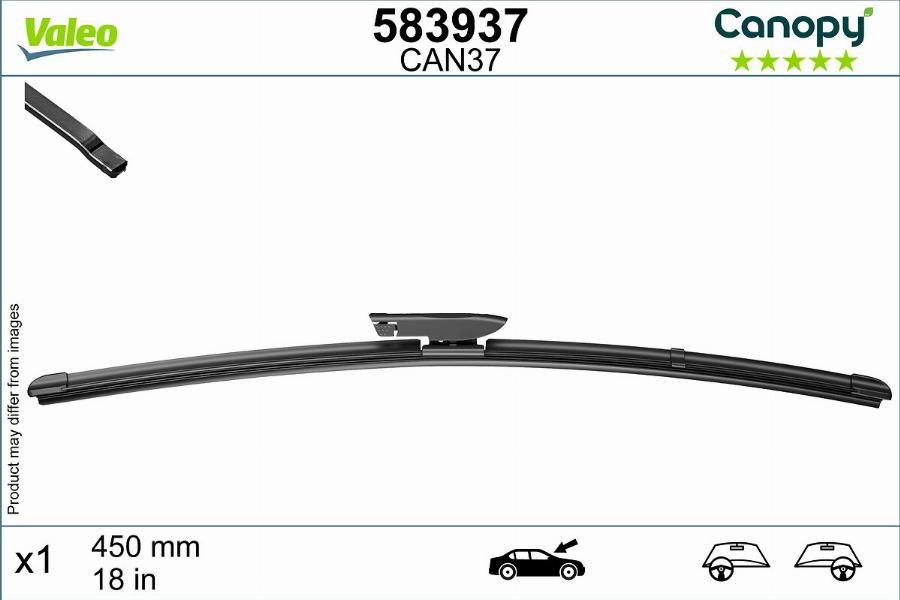 Valeo 583937 - Wiper Blade car-mod.net