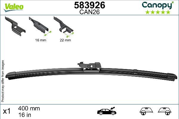 VALEO 583926 - Wiper Blade car-mod.net