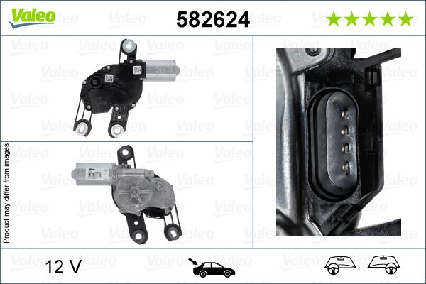 Valeo 582624 - Wiper Motor car-mod.net