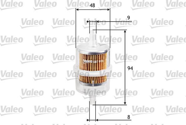 Valeo 587013 - Fuel filter car-mod.net