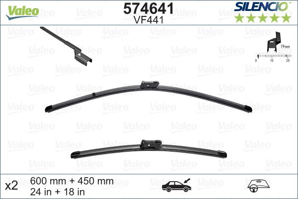 Valeo 574641 - Wiper Blade car-mod.net