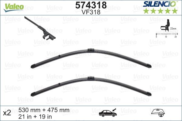 Valeo 574318 - Wiper Blade car-mod.net