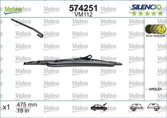 Valeo 574251 - Wiper Blade car-mod.net