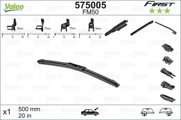 VALEO 575005 - Wiper Blade car-mod.net