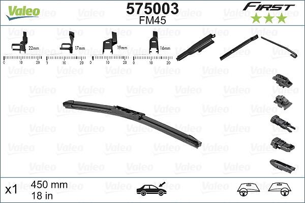 VALEO 575003 - Wiper Blade car-mod.net